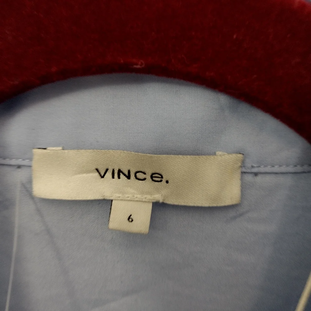 Vince Wrap Bodice Shirt Dress size 6 NWT - Picture 6 of 17